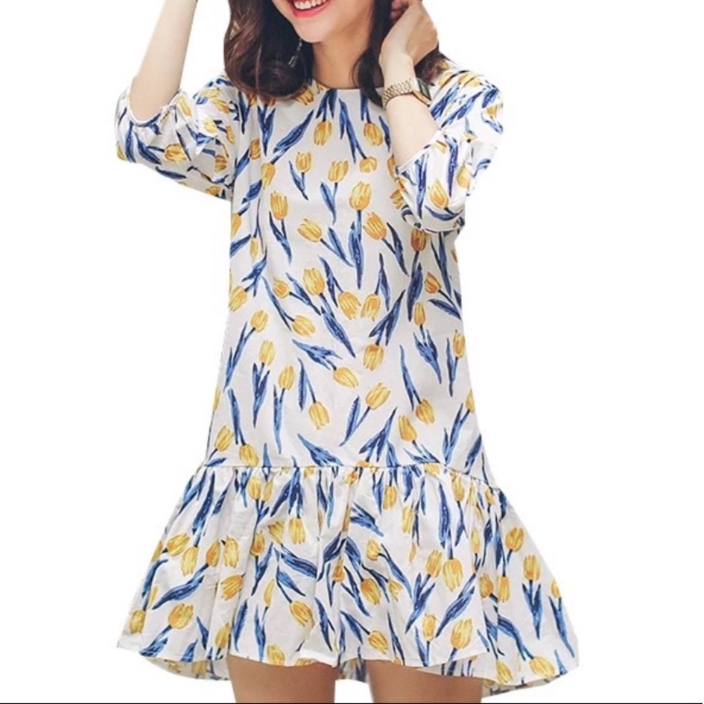 NWOT tulips dress - Picture 5 of 7